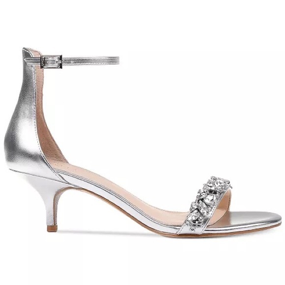 BADGLEY MISCHKA DASH KITTEN HEEL SANDALS - Picture 3 of 10